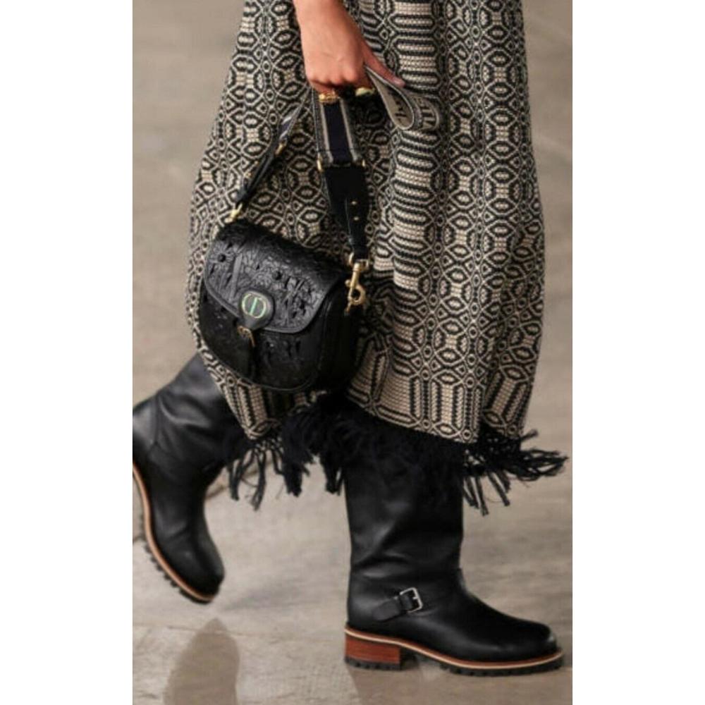 Dior - Quest Leather Mid-Calf Boots - IT 40 - Picture 2 of 5
